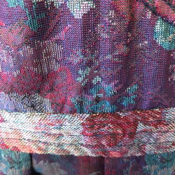 Free People Floral Tapestry Dress Elena Gilbert - Picture 10 of 16